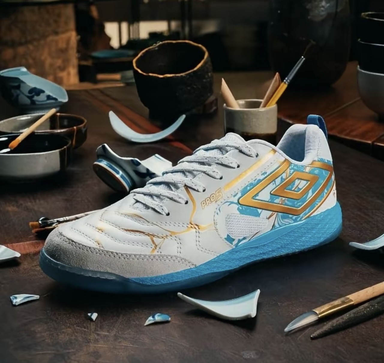 Chuteira Futsal UMBRO PRO 5 BUMP KINTSUGI